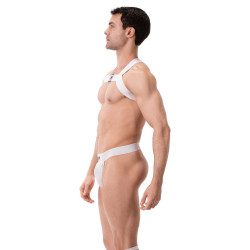 Barcode Berlin Harnais élastique Leonsh Blanc